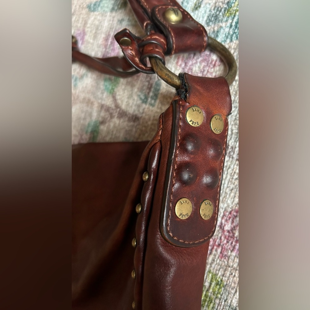 Frye Roxanne Large Hobo Bag, Whiskey color - Picture 7 of 16